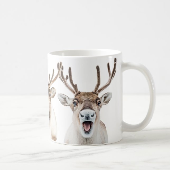Fånig Lycklig renar Mugg, ren och modern Kaffemugg (Höger)