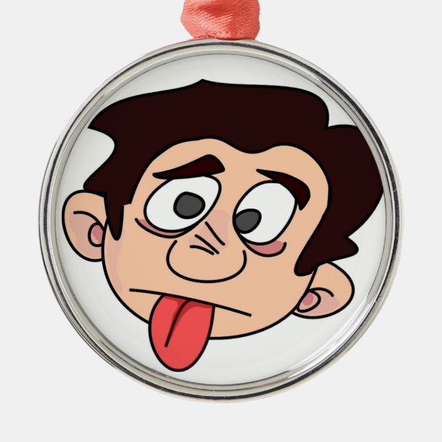 FÅNIG MAN JULGRANSPRYDNAD METALL (Framsidan)