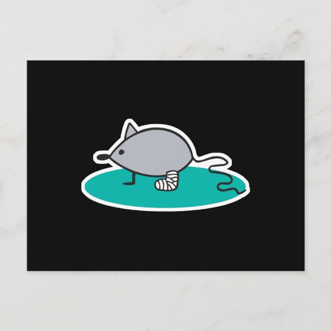 fånig med ben vykort (Framsida)