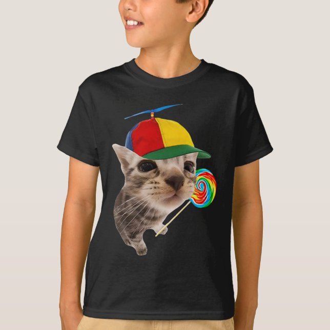 Fånig med Lollipop-PM T Shirt (Framsida)