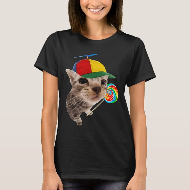 Fånig med Lollipop-PM T Shirt (Framsida)