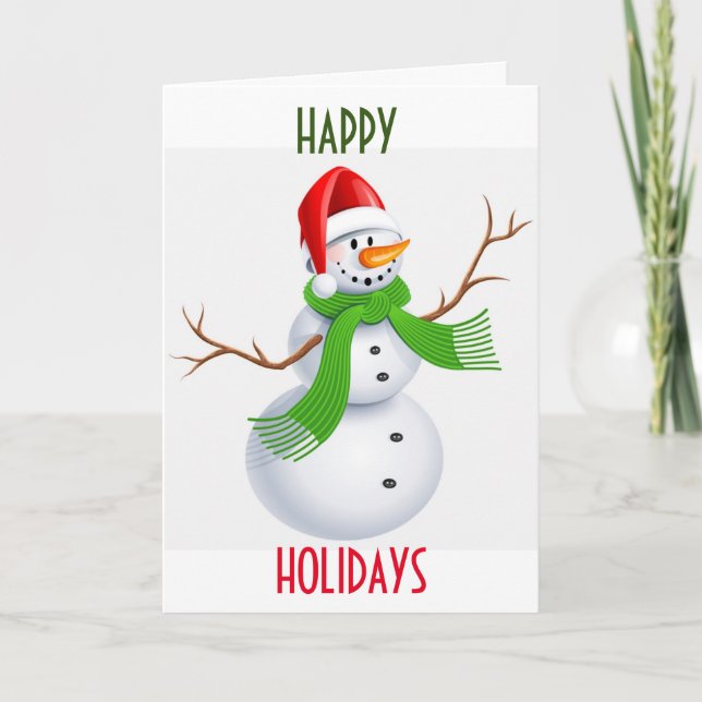 FÅNIG MEN ROLIGT CHRISTMAS GREETING CARD HELGKORT (Framsida)