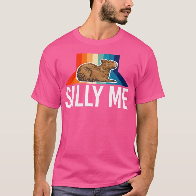 Fånig mig Funny Capybara T Shirt (Framsida)
