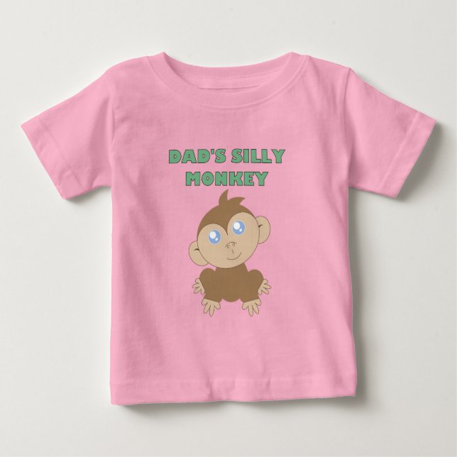 Fånig Monkey - Baby Bra Jersey T-Shirt  (Framsida)