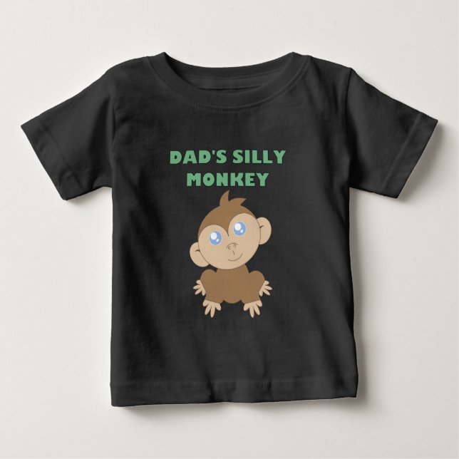 Fånig Monkey - Baby Bra Jersey T-Shirt (Framsida)