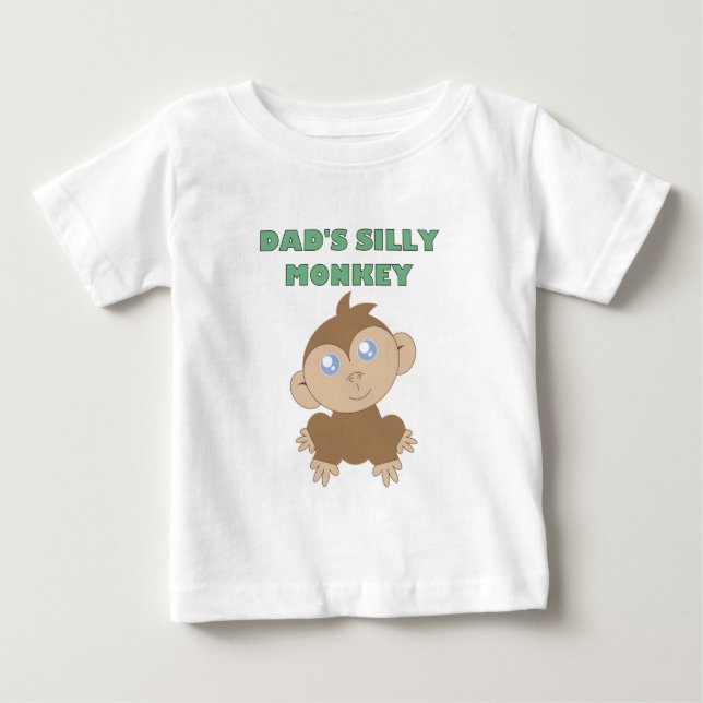 Fånig Monkey - Baby Bra Jersey T-Shirt  (Framsida)