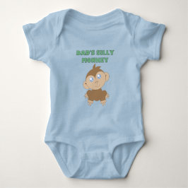 Fånig Monkey - Baby Jersey Bodykostym T Shirt