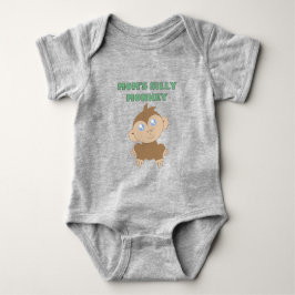 Fånig Monkey - Baby Jersey Bodykostym T Shirt