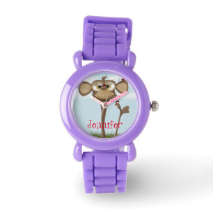 Fånig Monkey och Ladybugs Armbandsur