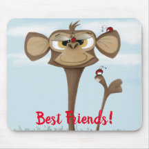 Fånig Monkey och Ladybugs