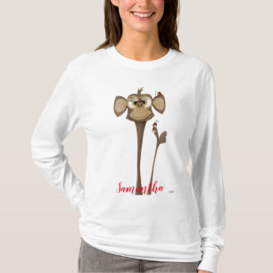 Fånig Monkey och Ladybugs T Shirt