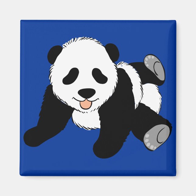 Fånig Panda Magnet (Framsidan)