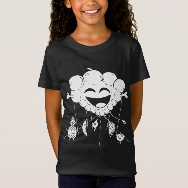 Fånig Parad av frukt T Shirt (Framsida)