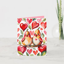Fånig Pear Pun Valentine för signifikant annat