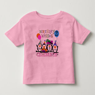 Fånig Penguins 2:a födelsedag T-shirts och gåvor