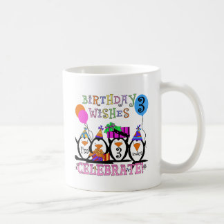 Fånig Penguins 3:e födelsedag Tshirts och gåvor Kaffemugg
