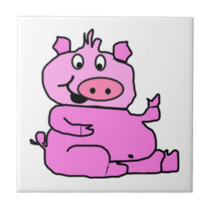 FÅNIG PIGGY KAKELPLATTA