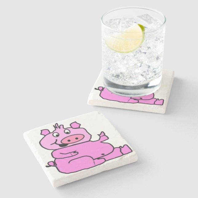 FÅNIG PIGGY UNDERLÄGG STEN (Sidan)