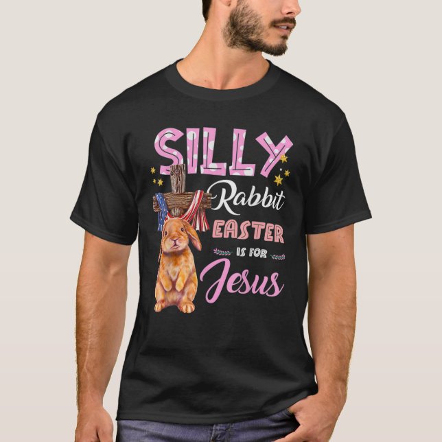 Fånig Rabbit Påsk är för T Shirt (Framsida)