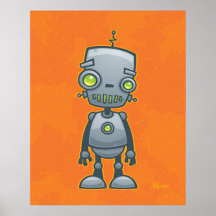 Fånig Robot Poster