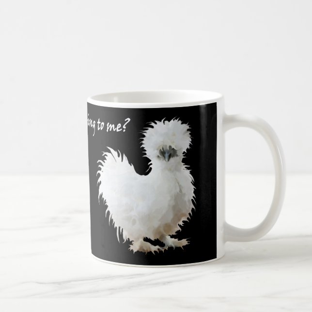 Fånig Silkie med attityd Kaffemugg (Höger)