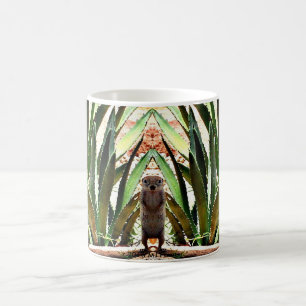 Fånig slipad ekorre kaffemugg