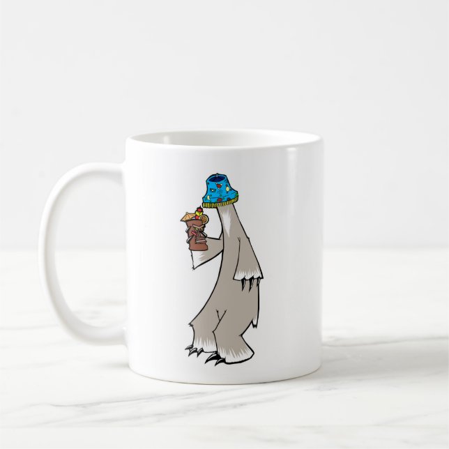 Fånig Sloth Kaffemugg (Vänster)