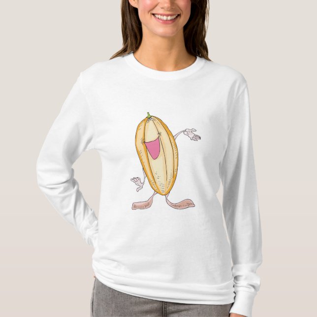 fånig squash tecknade figurer t-shirt (Framsida)
