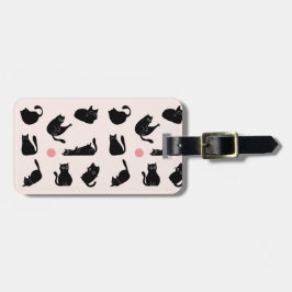 Fånig Svarta katter Bagagebricka