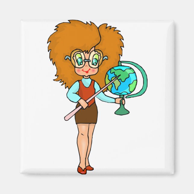 Fånig Teacher Magnet (Framsidan)