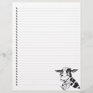 Fånig Tecknad Mejerikoks linda Pet Letterhead
