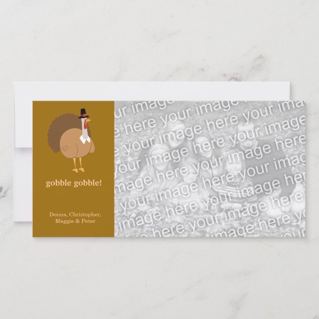 Fånig Turkiet Julkort (Framsida)