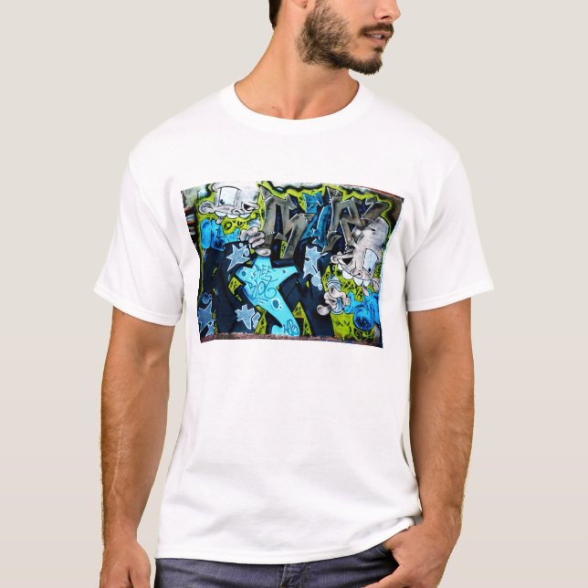 Fåniga stilgrafittitecken tee (Framsida)