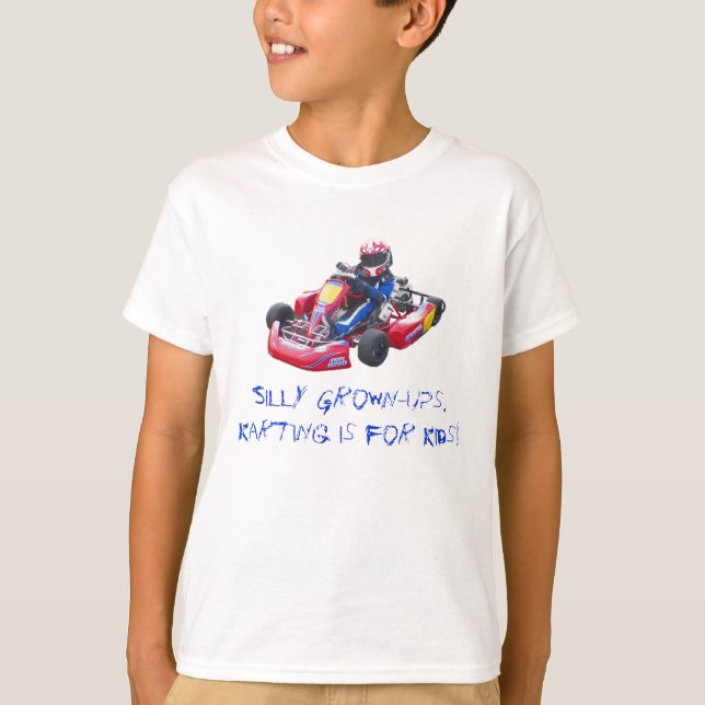 Fåniget Fullvuxen-Ups ungen Kart T-shirt (Framsida)