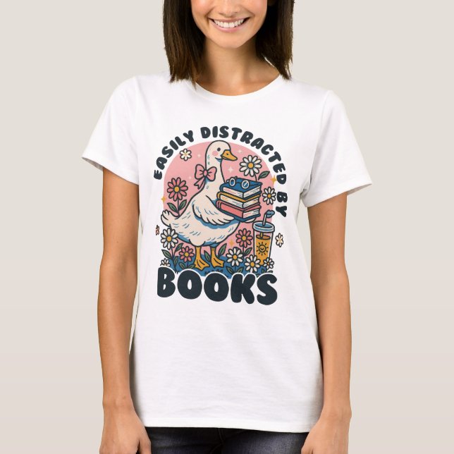 Fåniget glider lätt av Bokar T Shirt (Framsida)