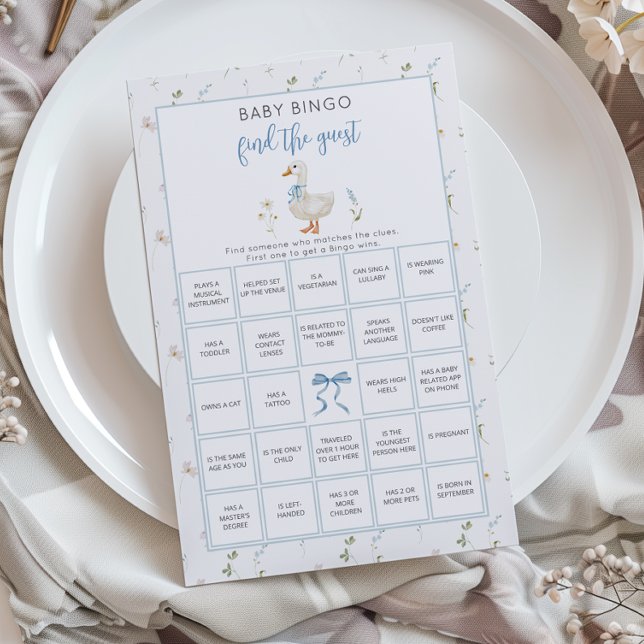 Fåniget Goose Baby Bingo hittar gästspelet (Skapare uppladdad)