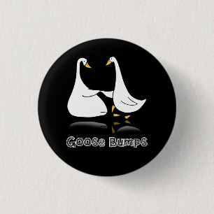 Fåniget Goose Embroized Goose Bumps Goose Best Fri Knapp