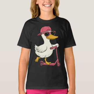 Fåniget Goose från Funny Scooter T Shirt