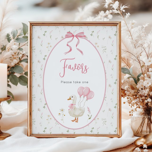 Fåniget Goose Girl Födelsedagskort och Gifts Poste Poster (Skapare uppladdad)