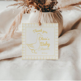 Fåniget Goose Hand plockade Neutralt  Funny Baby S Gåvor Etiketter