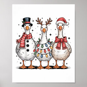 Fåniget Goosemas Goose X Poster
