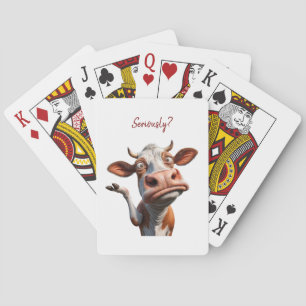 Fåniget Kow - "Allvarligt"? Lönsam offertdesign Casinokort