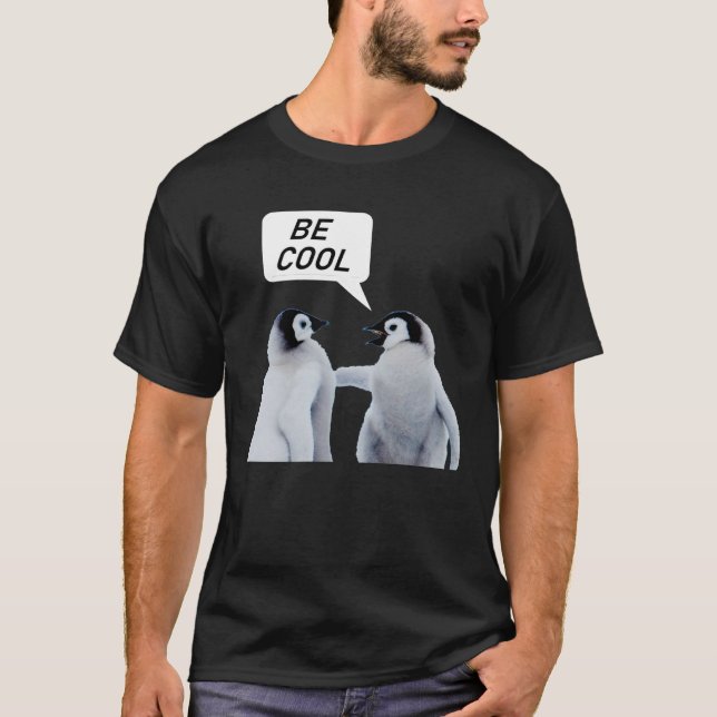 Fåniget Penguiner är Coola T Shirt (Framsida)