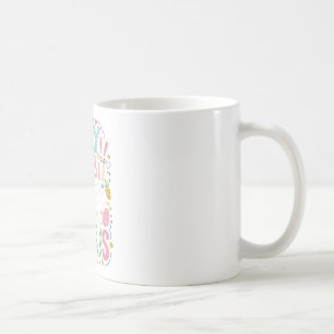 Fåniget Rabbit Påsk är för Jesus Religiösa Christi Kaffemugg