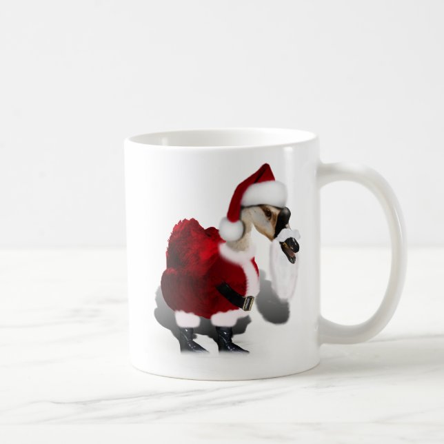Fåniget Santa Goose - En Webben mot jul Kaffemugg (Höger)