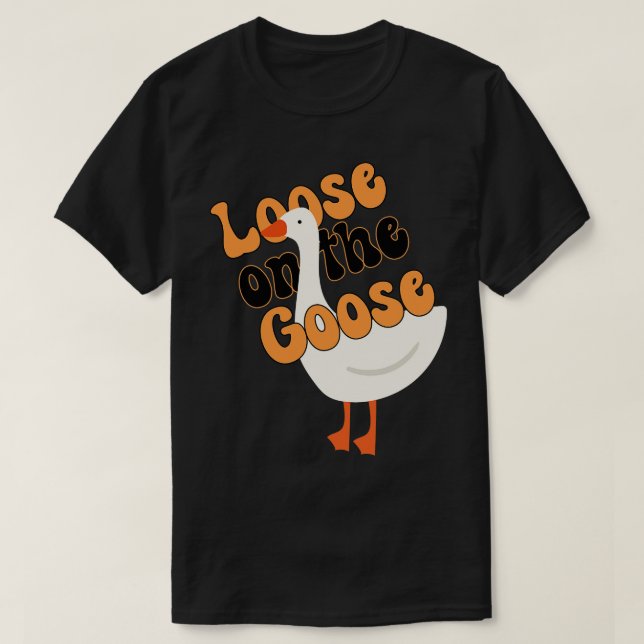 Fåniget ser roligt ut på Goose Meme Re T Shirt (Design framsida)