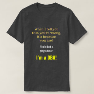 Fåniget som är självbelåten "är du, precis en t-shirt