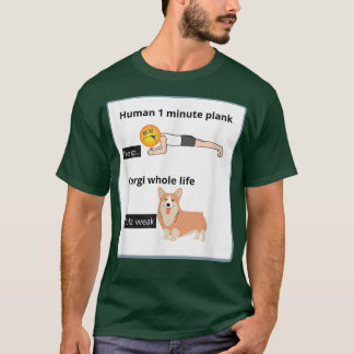 Fåniget Yoga Joke Plank Eerc T Shirt