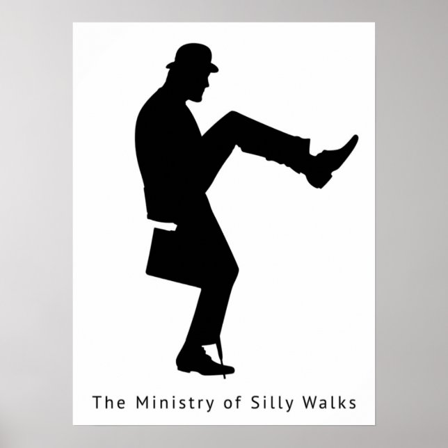 Fånigets Mission Walks Poster (Framsidan)