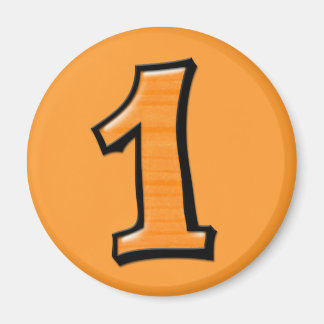 Fånigets nummer 1 orange Magnet